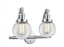 Innovations Lighting 515-2W-PC-G202-6-LED - Beacon - 2 Light - 16 inch - Polished Chrome - Adjustable Bath Vanity Light