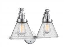 Innovations Lighting 515-2W-PC-G44-LED - Cone - 2 Light - 18 inch - Polished Chrome - Adjustable Bath Vanity Light