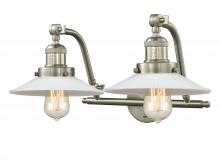 Innovations Lighting 515-2W-SN-G1-LED - Halophane - 2 Light - 18 inch - Brushed Satin Nickel - Adjustable Bath Vanity Light