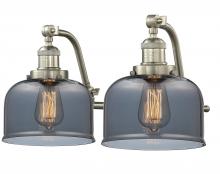 Innovations Lighting 515-2W-SN-G73-LED - Bell - 2 Light - 18 inch - Brushed Satin Nickel - Adjustable Bath Vanity Light
