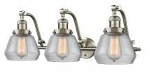 Innovations Lighting 515-3W-SN-G172-LED - Fulton - 3 Light - 28 inch - Brushed Satin Nickel - Adjustable Bath Vanity Light