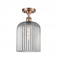 Innovations Lighting 516-1C-AC-G559-8SM - Bridal Veil - 1 Light - 5 inch - Antique Copper - Semi-Flush Mount