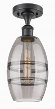 Innovations Lighting 516-1C-BK-G557-6SM - Vaz - 1 Light - 6 inch - Matte Black - Semi-Flush Mount