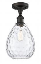 Innovations Lighting 516-1C-OB-G372-LED - Waverly - 1 Light - 8 inch - Oil Rubbed Bronze - Semi-Flush Mount