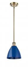 Innovations Lighting 516-1S-AB-MBD-75-BL - Plymouth - 1 Light - 8 inch - Antique Brass - Pendant