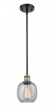 Innovations Lighting 516-1S-BAB-G104-LED - Belfast - 1 Light - 6 inch - Black Antique Brass - Mini Pendant