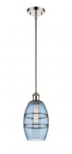 Innovations Lighting 516-1S-PN-G557-6BL - Vaz - 1 Light - 6 inch - Polished Nickel - Mini Pendant