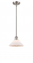 Innovations Lighting 516-1S-SN-G131-LED - Orwell - 1 Light - 8 inch - Brushed Satin Nickel - Mini Pendant