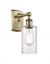 Innovations Lighting 516-1W-AB-G802-LED - Clymer - 1 Light - 4 inch - Antique Brass - Sconce