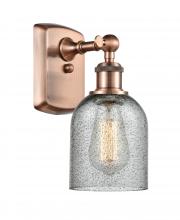 Innovations Lighting 516-1W-AC-G257-LED - Caledonia - 1 Light - 5 inch - Antique Copper - Sconce