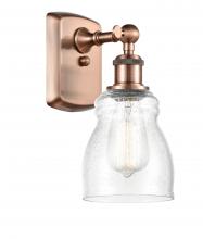 Innovations Lighting 516-1W-AC-G394-LED - Ellery - 1 Light - 5 inch - Antique Copper - Sconce