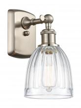 Innovations Lighting 516-1W-SN-G442-LED - Brookfield - 1 Light - 6 inch - Brushed Satin Nickel - Sconce