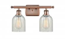Innovations Lighting 516-2W-AC-G2511-LED - Caledonia - 2 Light - 15 inch - Antique Copper - Bath Vanity Light