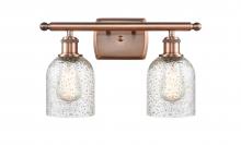 Innovations Lighting 516-2W-AC-G259-LED - Caledonia - 2 Light - 15 inch - Antique Copper - Bath Vanity Light