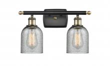 Innovations Lighting 516-2W-BAB-G257-LED - Caledonia - 2 Light - 15 inch - Black Antique Brass - Bath Vanity Light