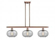 Innovations Lighting 516-3I-AC-G247-LED - Gorham - 3 Light - 36 inch - Antique Copper - Cord hung - Island Light