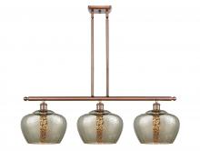 Innovations Lighting 516-3I-AC-G96-L - Fenton - 3 Light - 38 inch - Antique Copper - Cord hung - Island Light