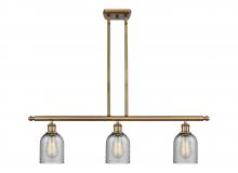 Innovations Lighting 516-3I-BB-G257-LED - Caledonia - 3 Light - 36 inch - Brushed Brass - Cord hung - Island Light