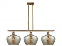 Innovations Lighting 516-3I-BB-G96-L-LED - Fenton - 3 Light - 38 inch - Brushed Brass - Cord hung - Island Light