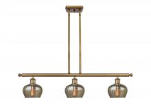 Innovations Lighting 516-3I-BB-G96 - Fenton - 3 Light - 36 inch - Brushed Brass - Cord hung - Island Light