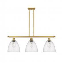 Innovations Lighting 516-3I-SG-GBD-94-LED - Bristol - 3 Light - 36 inch - Satin Gold - Cord hung - Island Light