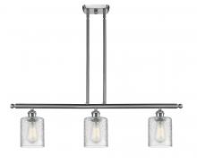 Innovations Lighting 516-3I-SN-G112-LED - Cobbleskill - 3 Light - 36 inch - Brushed Satin Nickel - Cord hung - Island Light