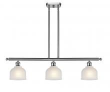 Innovations Lighting 516-3I-SN-G411-LED - Dayton - 3 Light - 36 inch - Brushed Satin Nickel - Cord hung - Island Light