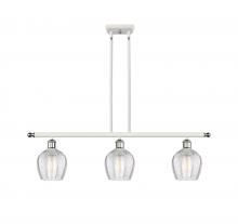 Innovations Lighting 516-3I-WPC-G462-6 - Norfolk - 3 Light - 36 inch - White Polished Chrome - Cord hung - Island Light