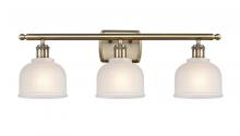 Innovations Lighting 516-3W-AB-G411 - Dayton - 3 Light - 26 inch - Antique Brass - Bath Vanity Light
