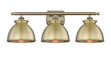 Innovations Lighting 516-3W-AB-M14-AB - Adirondack - 3 Light - 28 inch - Antique Brass - Bath Vanity Light