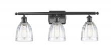 Innovations Lighting 516-3W-BK-G442-LED - Brookfield - 3 Light - 26 inch - Matte Black - Bath Vanity Light