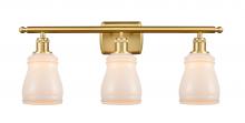Innovations Lighting 516-3W-SG-G391-LED - Ellery - 3 Light - 25 inch - Satin Gold - Bath Vanity Light