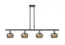 Innovations Lighting 516-4I-BAB-G96-LED - Fenton - 4 Light - 48 inch - Black Antique Brass - Cord hung - Island Light