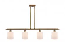 Innovations Lighting 516-4I-BB-G111-LED - Cobbleskill - 4 Light - 48 inch - Brushed Brass - Cord hung - Island Light