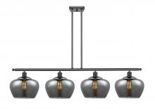 Innovations Lighting 516-4I-BK-G93-L-LED - Fenton - 4 Light - 49 inch - Matte Black - Cord hung - Island Light