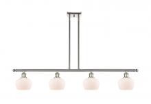 Innovations Lighting 516-4I-PN-G91-LED - Fenton - 4 Light - 48 inch - Polished Nickel - Cord hung - Island Light