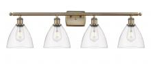 Innovations Lighting 516-4W-AB-GBD-752-LED - Bristol - 4 Light - 38 inch - Antique Brass - Bath Vanity Light