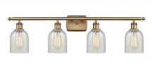 Innovations Lighting 516-4W-BB-G2511-LED - Caledonia - 4 Light - 35 inch - Brushed Brass - Bath Vanity Light