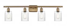 Innovations Lighting 516-4W-BB-G342-LED - Hadley - 4 Light - 35 inch - Brushed Brass - Bath Vanity Light