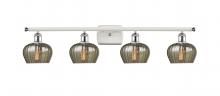 Innovations Lighting 516-4W-WPC-G96-LED - Fenton - 4 Light - 37 inch - White Polished Chrome - Bath Vanity Light