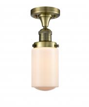 Innovations Lighting 517-1CH-AB-G311 - Dover - 1 Light - 5 inch - Antique Brass - Semi-Flush Mount