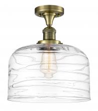 Innovations Lighting 517-1CH-AB-G713-L - Bell - 1 Light - 12 inch - Antique Brass - Semi-Flush Mount