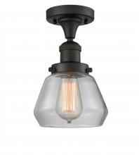 Innovations Lighting 517-1CH-OB-G172-LED - Fulton - 1 Light - 7 inch - Oil Rubbed Bronze - Semi-Flush Mount