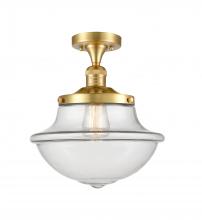 Innovations Lighting 517-1CH-SG-G542-LED - Oxford - 1 Light - 12 inch - Satin Gold - Semi-Flush Mount