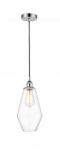 Innovations Lighting 616-1P-PC-G652-7-LED - Cindyrella - 1 Light - 7 inch - Polished Chrome - Cord hung - Mini Pendant