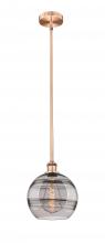 Innovations Lighting 616-1S-AC-G556-10SM - Rochester - 1 Light - 10 inch - Antique Copper - Cord hung - Mini Pendant