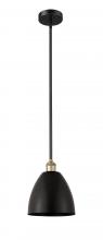 Innovations Lighting 616-1S-BAB-MBD-9-BK-LED - Bristol - 1 Light - 9 inch - Black Antique Brass - Cord hung - Mini Pendant