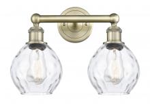 Innovations Lighting 616-2W-AB-G362 - Waverly - 2 Light - 15 inch - Antique Brass - Bath Vanity Light
