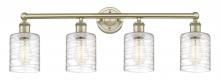 Innovations Lighting 616-4W-AB-G1113 - Cobbleskill - 4 Light - 32 inch - Antique Brass - Bath Vanity Light