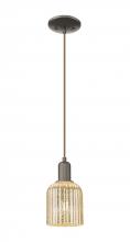 Innovations Lighting 716-1P-OB-G559-5ME - Bridal Veil - 1 Light - 6 inch - Oil Rubbed Bronze - Cord hung - Mini Pendant